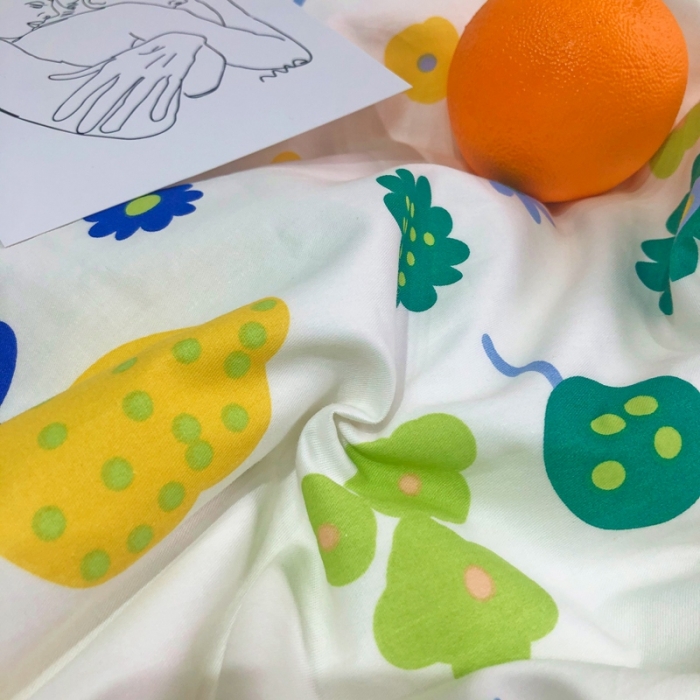 91家纺网 家纺一手货源 找家纺 润缦 2020新款13070全棉四件套 爱意浓