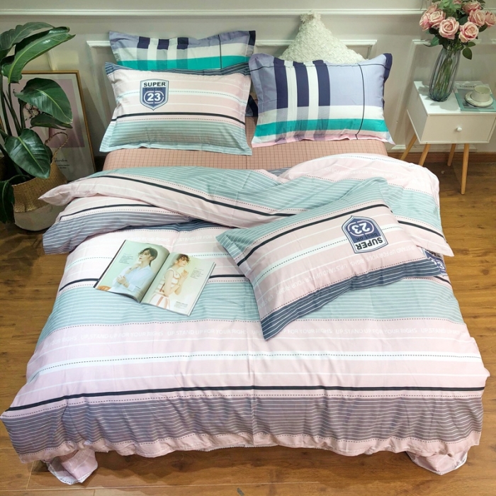 91家纺网 家纺一手货源 找家纺 润缦 2020新款13070全棉四件套 冬日恋歌