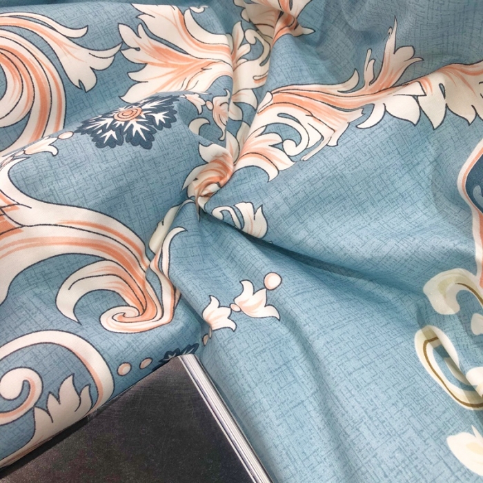 91家纺网 家纺一手货源 找家纺 润缦 2020新款13070全棉四件套 花意天成