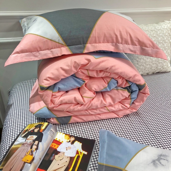 91家纺网 家纺一手货源 找家纺 润缦 2020新款13070全棉四件套 简单爱