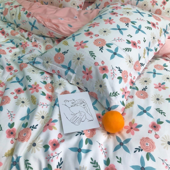 91家纺网 家纺一手货源 找家纺 润缦 2020新款13070全棉四件套 静香