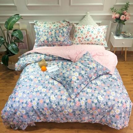 润缦 2020新款13070全棉四件套 可可佳人