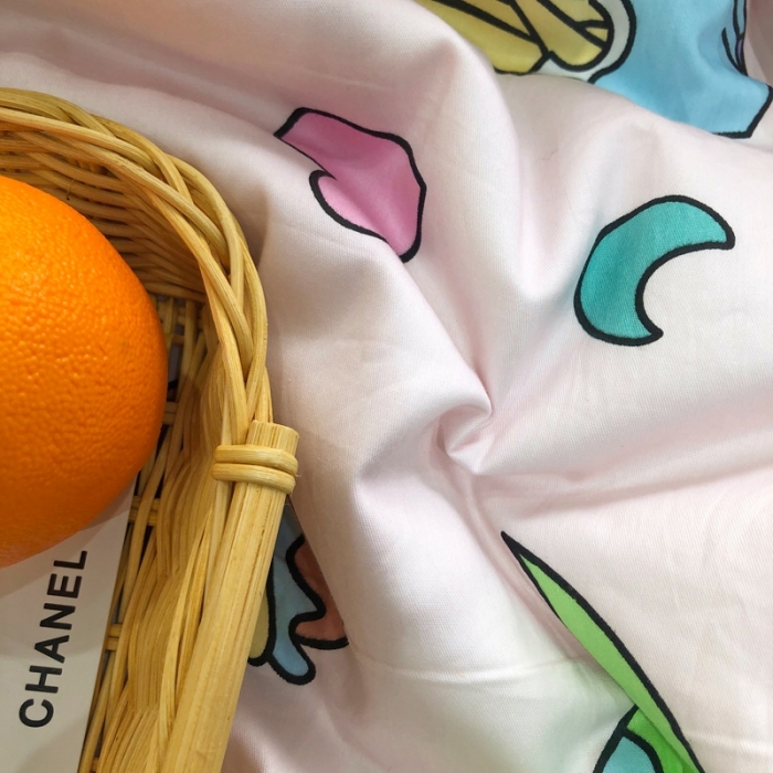 91家纺网 家纺一手货源 找家纺 润缦 2020新款13070全棉四件套 萌龙记