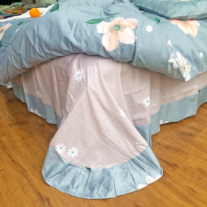 91家纺网 家纺一手货源 找家纺 润缦 2020新款13070全棉四件套 迷梦花香