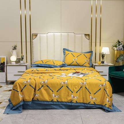 91家纺网 家纺一手货源 找家纺 （总）芯贝儿 2020款水洗天丝夏被四件套