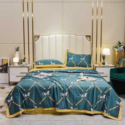 91家纺网 家纺一手货源 找家纺 （总）芯贝儿 2020款水洗天丝夏被四件套