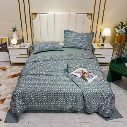 91家纺网 家纺一手货源 找家纺 （总）芯贝儿 2020款水洗天丝夏被四件套