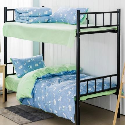 91家纺网 家纺一手货源 找家纺 （总）美真家纺 大学生上下铺宿舍床三件套多件套被芯床垫