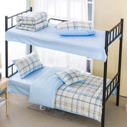 91家纺网 家纺一手货源 找家纺 （总）美真家纺 大学生上下铺宿舍床三件套多件套被芯床垫