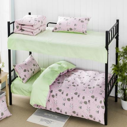 91家纺网 家纺一手货源 找家纺 （总）美真家纺 大学生上下铺宿舍床三件套多件套被芯床垫