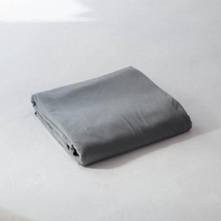 91家纺网 家纺一手货源 找家纺 华超针织 2021新款针织纯色系列单被套 深灰被套