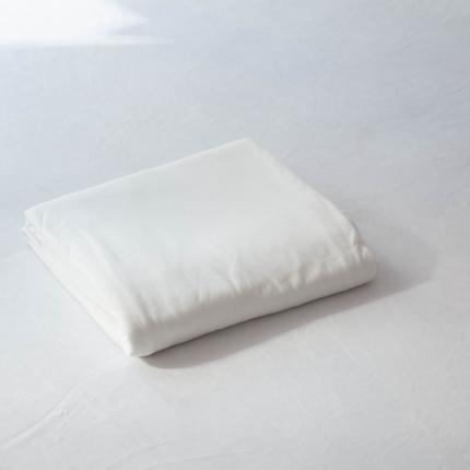 华超针织 2021新款针织纯色系列单被套 白色被套