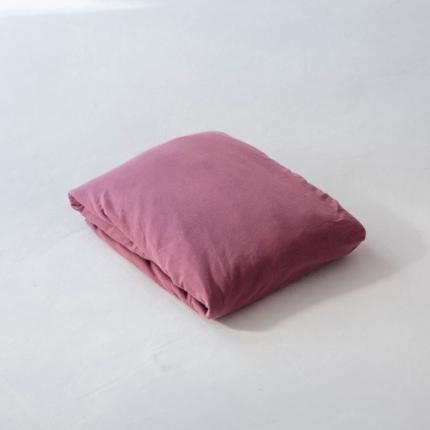 91家纺网 家纺一手货源 找家纺 华超针织 2021新款针织纯色单品床笠 豆沙