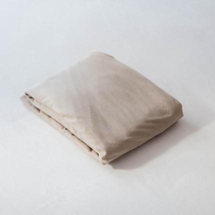 91家纺网 家纺一手货源 找家纺 华超针织 2021新款针织纯色单品床笠 杏色