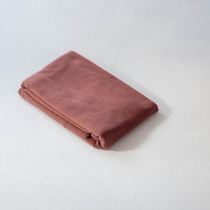 91家纺网 家纺一手货源 找家纺 华超针织 2021新款针织纯色单品枕套单只 砖红枕套