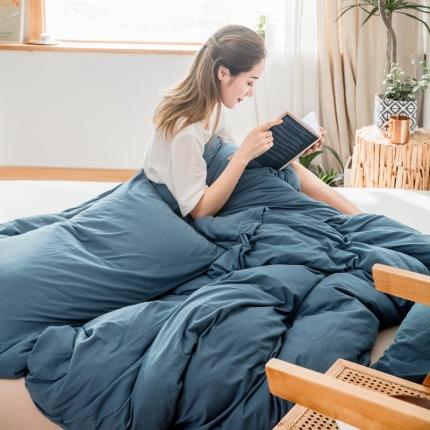 91家纺网 家纺一手货源 找家纺 （总）华超针织 2021新款针织纯色四件套