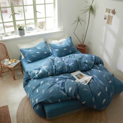 91家纺网 家纺一手货源 找家纺 （总）华超针织 2021新款针织活性印花四件套