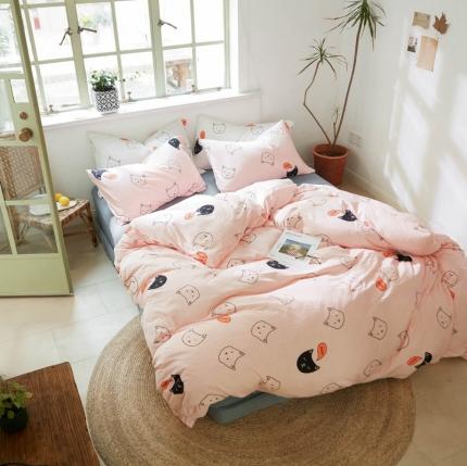 91家纺网 家纺一手货源 找家纺 （总）华超针织 2021新款针织活性印花四件套