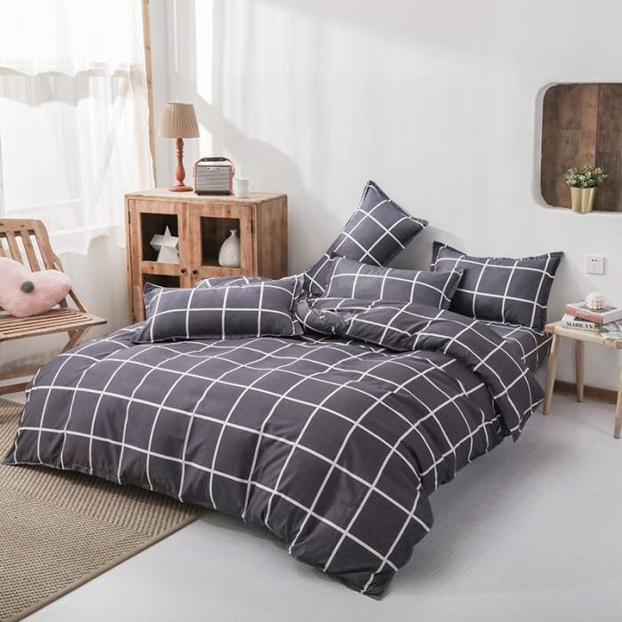 91家纺网 家纺一手货源 找家纺 赫然家纺 新款舒适柔软亲肤爆款芦荟棉四件套货源充足 梦格