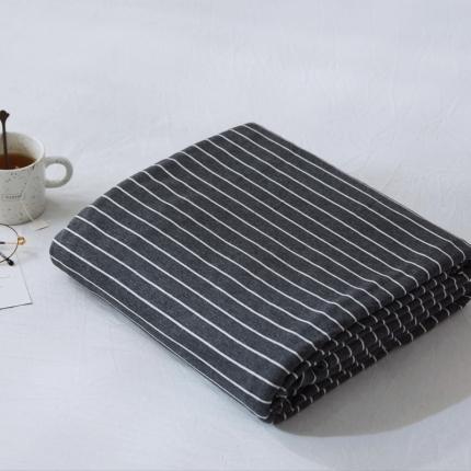 91家纺网 家纺一手货源 找家纺 华超针织 2021新款针织单品被套 黑白细条被套