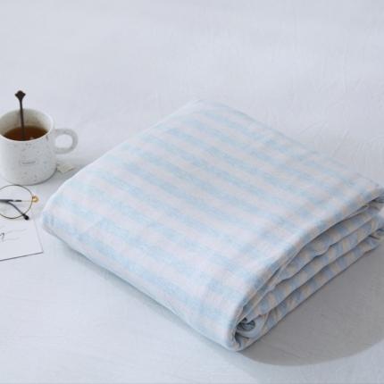 华超针织 2021新款针织单品被套 蓝米被套