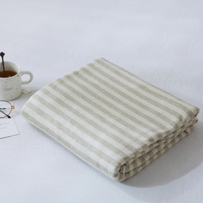 91家纺网 家纺一手货源 找家纺 华超针织 2021新款针织单品被套 绿米被套