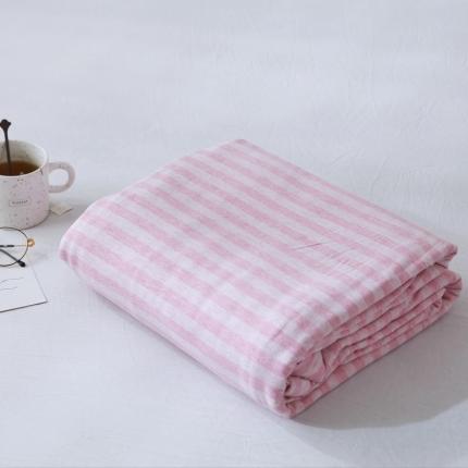 91家纺网 家纺一手货源 找家纺 华超针织 2021新款针织单品被套 浅粉条被套