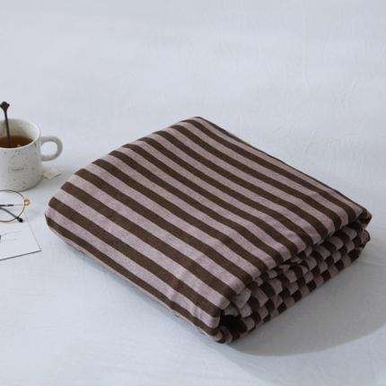 华超针织 2021新款针织单品被套 深咖被套