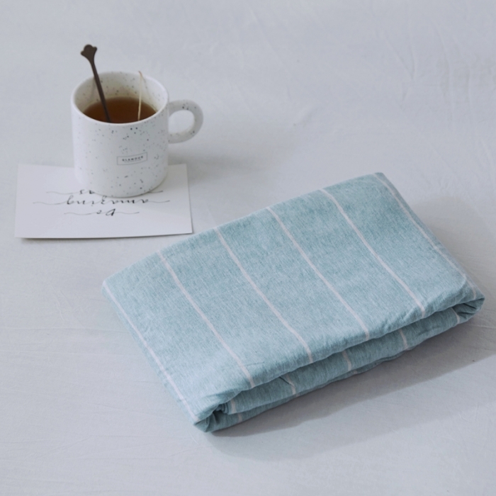 91家纺网 家纺一手货源 找家纺 华超针织 2021新款针织枕套单只 水蓝宽枕套