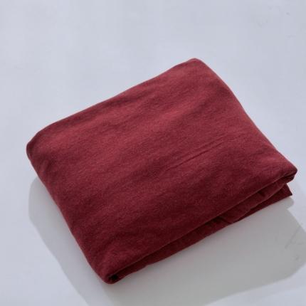 华超针织 2021新款针织床笠 酒红