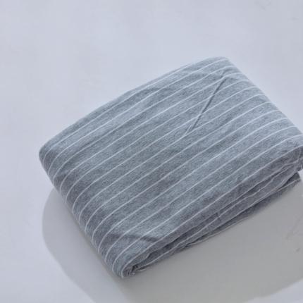 91家纺网 家纺一手货源 找家纺 华超针织 2021新款针织床笠 麻灰细条