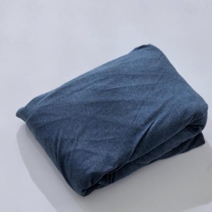 华超针织 2021新款针织床笠 海军蓝