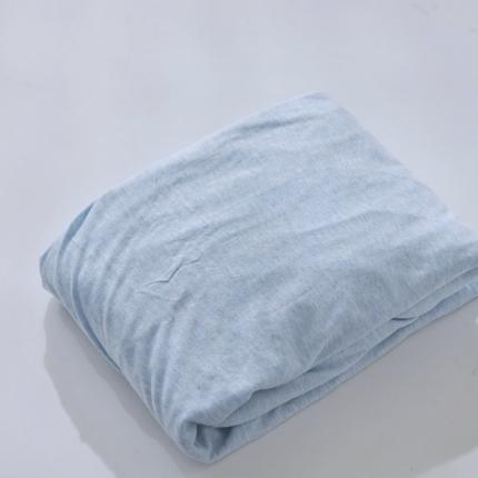 华超针织 2021新款针织床笠 蓝米