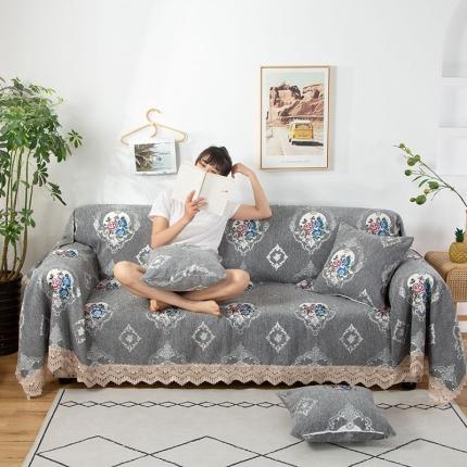 91家纺网 家纺一手货源 找家纺 （总）启博 2022全盖雪尼尔沙发巾沙发垫沙发套沙发罩