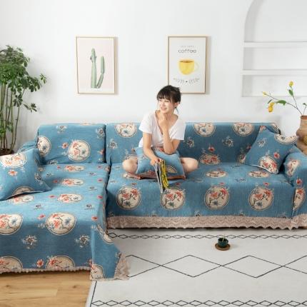 91家纺网 家纺一手货源 找家纺 （总）启博 2022全盖雪尼尔沙发巾沙发垫沙发套沙发罩