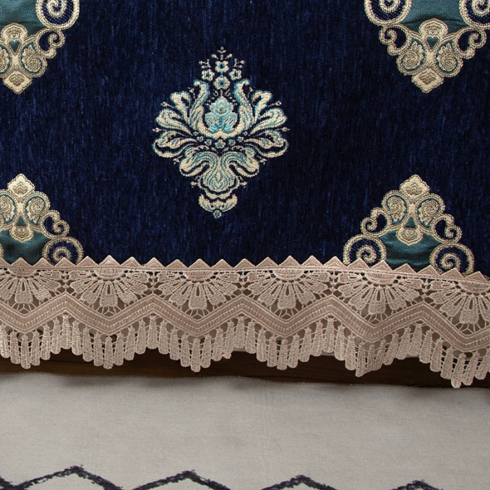 91家纺网 家纺一手货源 找家纺 启博 2022全盖雪尼尔沙发巾沙发垫沙发套沙发罩 欧式花纹