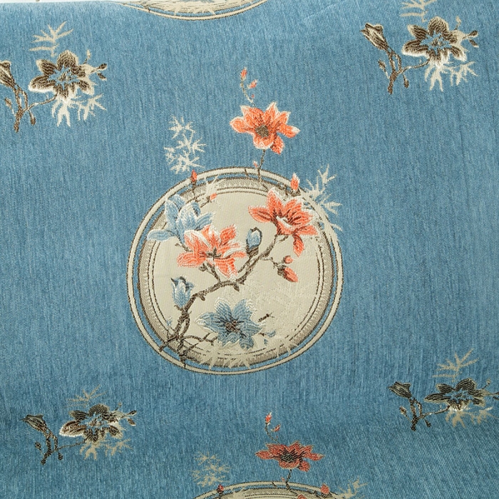 91家纺网 家纺一手货源 找家纺 启博 2022全盖雪尼尔沙发巾沙发垫沙发套沙发罩 梅上枝头