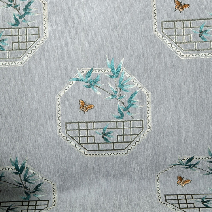 91家纺网 家纺一手货源 找家纺 启博 2022全盖雪尼尔沙发巾沙发垫沙发套沙发罩 清雅绿竹