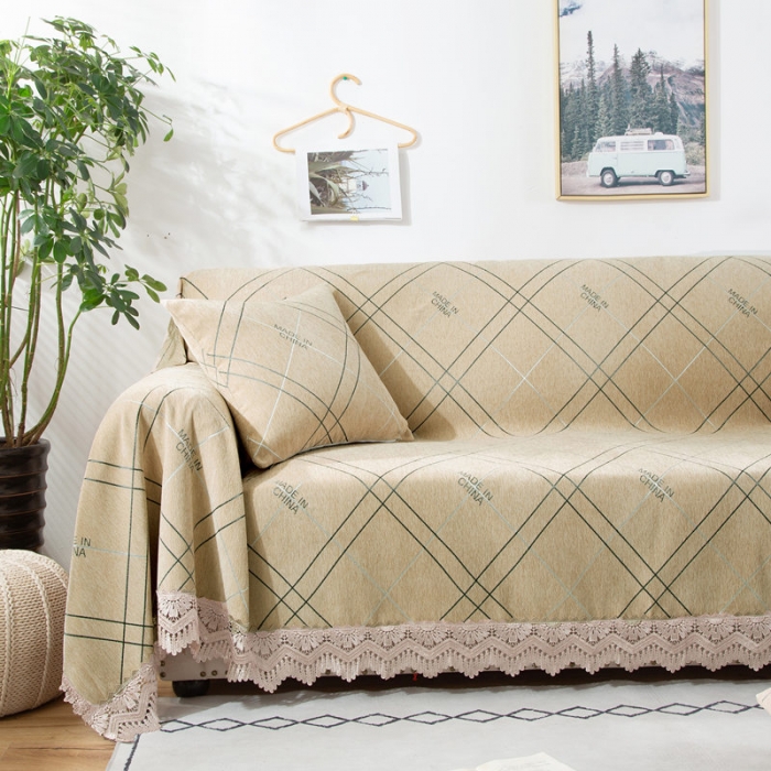 91家纺网 家纺一手货源 找家纺 启博 2022全盖雪尼尔沙发巾沙发垫沙发套沙发罩 格调