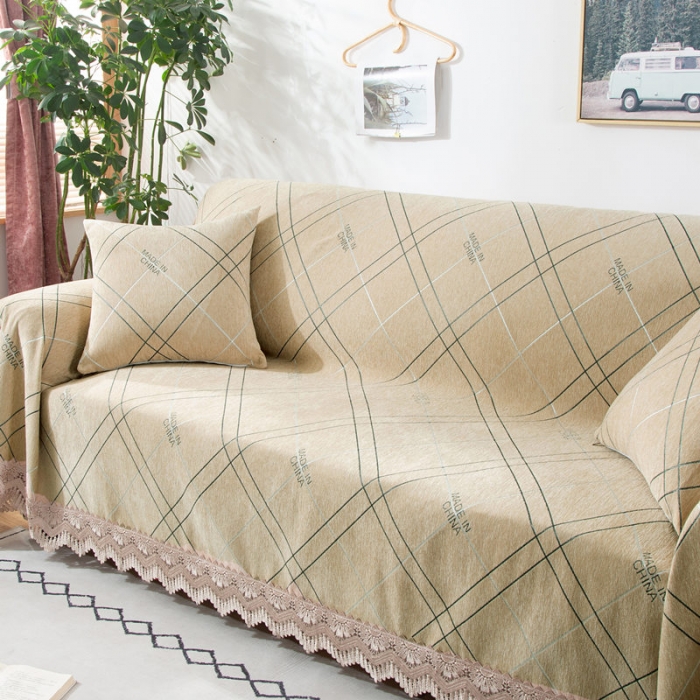 91家纺网 家纺一手货源 找家纺 启博 2022全盖雪尼尔沙发巾沙发垫沙发套沙发罩 格调