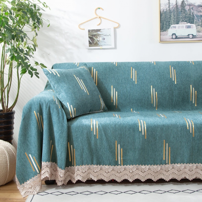 91家纺网 家纺一手货源 找家纺 启博 2022全盖雪尼尔沙发巾沙发垫沙发套沙发罩 流星雨