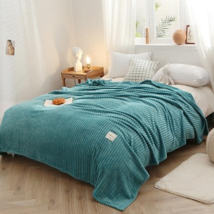 91家纺网 家纺一手货源 找家纺 能好家纺 2021新款魔法绒毛毯 梦幻蓝