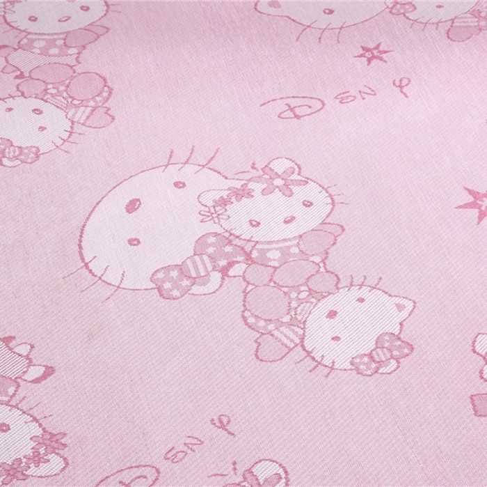 91家纺网 家纺一手货源 找家纺 能好家纺 2021新款提花冰丝席 KT粉