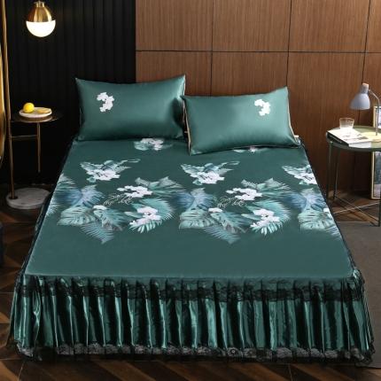 91家纺网 家纺一手货源 找家纺 （总）能好家纺 2020新款印花水洗冰丝席床裙款