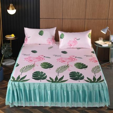 91家纺网 家纺一手货源 找家纺 （总）能好家纺 2020新款印花水洗冰丝席床裙款