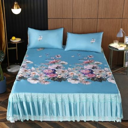 91家纺网 家纺一手货源 找家纺 （总）能好家纺 2020新款印花水洗冰丝席床裙款