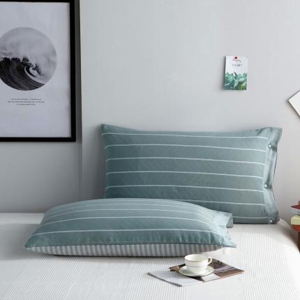 91家纺网 家纺一手货源 找家纺 （总）纱布枕套纯棉情侣枕套全棉单人学生宿舍简约枕套一只