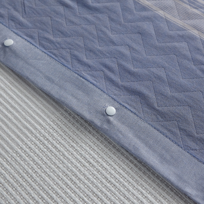 91家纺网 家纺一手货源 找家纺 纱布枕套纯棉情侣枕套全棉单人学生宿舍简约枕套一只好睡竖条纹兰