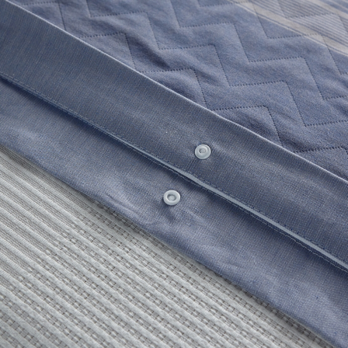 91家纺网 家纺一手货源 找家纺 纱布枕套纯棉情侣枕套全棉单人学生宿舍简约枕套一只好睡竖条纹兰