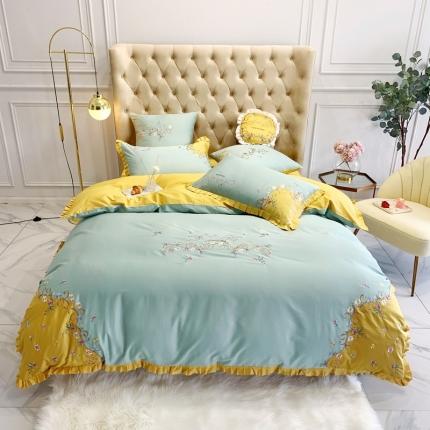 91家纺网 家纺一手货源 找家纺 馨蕊家居 2021春夏高定系列 浅夏